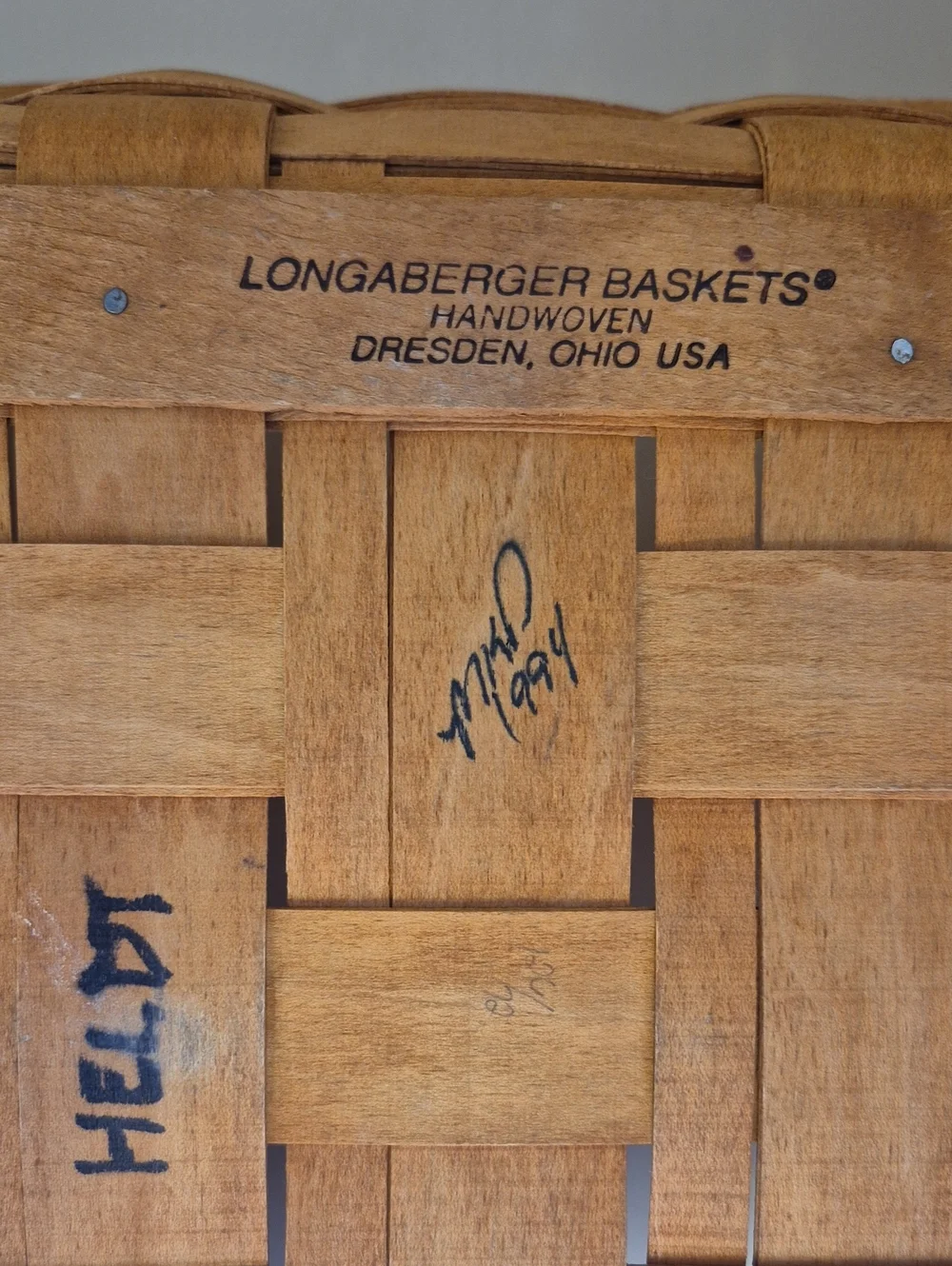 Vintage 1994 Longaberger Large 17.5